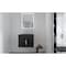 Castello Usa Amazon 24-inch Black Vanity Set with Black Top and Chrome Handles CB-MC-24BLK-CHR-2056-BL - alternate 6